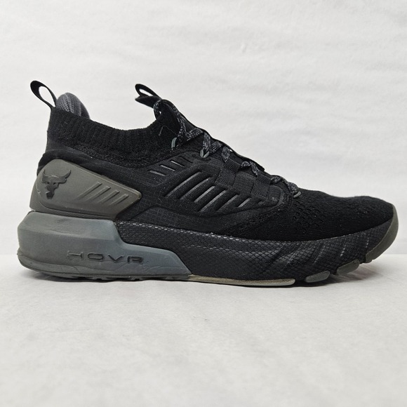 Under Armour Men\'s Project Rock 3 Training‎ Shoes 3023004-001 Black Gray Sz 8.5 main image 8
